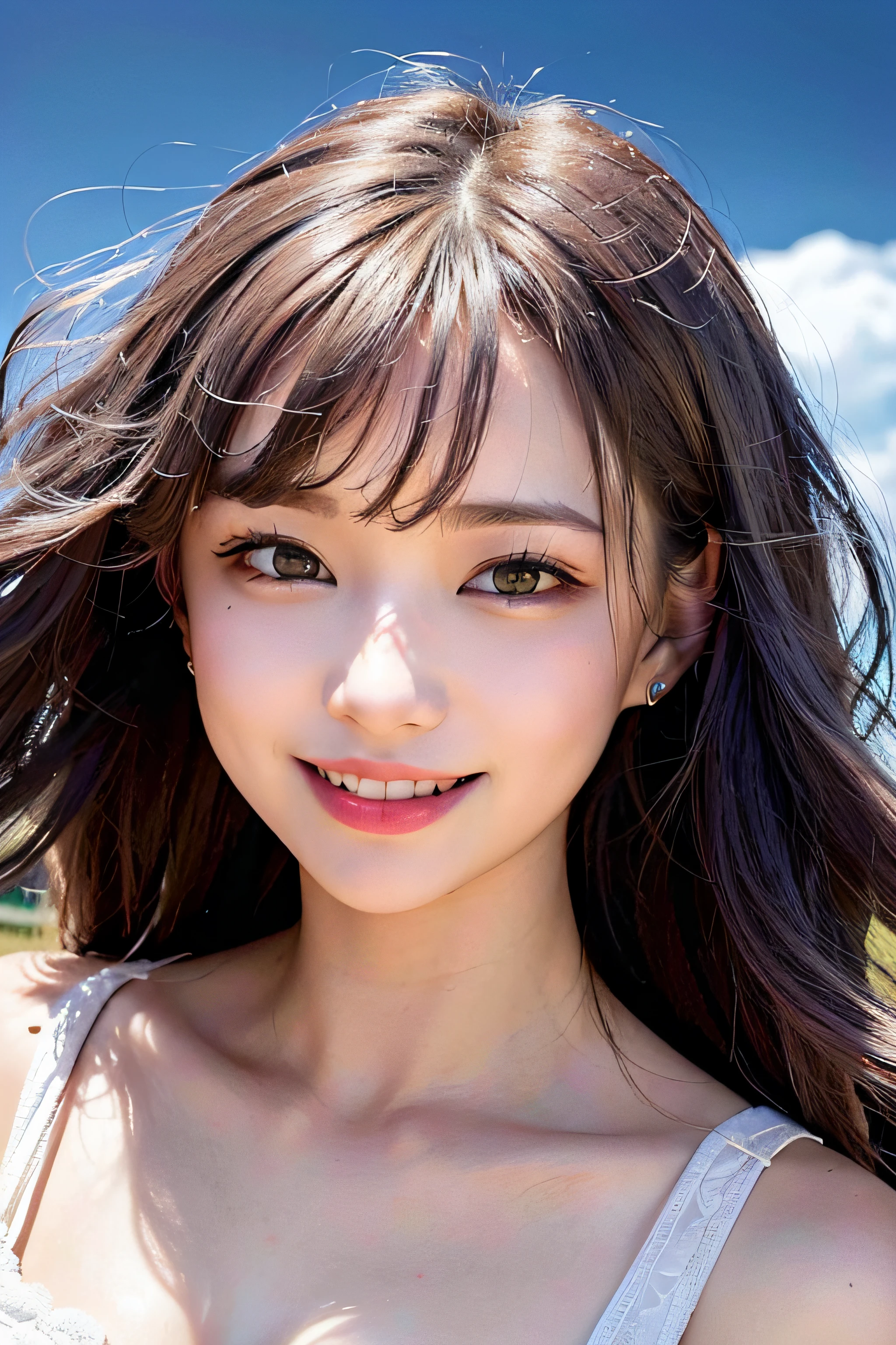 Trip (Only slim shoulder straps, Ultra-low-cut top)( Very close view ) Face view , clothes see-through (((Outdoor paradise))), ((Petals flying in the air )),Light smile,,camel-toe,(Crystal colorful lights),,Soft clouds,((|Cover with a scarf)), ((Cute clothes that are short and wide|no underwares|Slightly perspective ) ((greek architecture,Bohemian architecture,Hindu temples,Thai snacks,Thai style)) starrysky,Beautiful
((Masterpiece)),(realisticlying:1.2),best qualtiy,high high quality,absurderes,rich colourful,stunning art,best qualtiy, ultra - detailed,beautifuldetails, reflective hair,Good lighting, Ray traching, depth of fields,ultra - detailed,illustratio,astounding,finedetail,The is very detailed, ((ultra - detailed)), (Beautiful Meticulous Girl), Beautiful detail glow, Complicated details, A high resolution, Extremely refined and beautiful,beatiful detailed eyes, hdr, Round eyes, detailedfacialfeatures,(Round pupils:1.4) (illustratio),(美丽细致的眼睛)(Very very detailed face)), depth of fields,(alluring face)((ssmile:1.3)), Smiling lips, (looking at viewert:1.1) closeup cleavage, wide wide shot, Side Body, photore, lewd poses , Moody light, Sistine Phil Beldev, Smile,(((Masterpiece,Best quality,A high resolution)))),Extremely detailed 8K,Beautiful girl with busty body,(hyper HD,ultra - detailed,High detail,high realistic,Ultra-realistic,Photo realism),(1girll:1.5),(realistic dark hair),Short curly hair,Bob cuts hair,(Dynamic posture),Face the camera,A shallow smile,Open lips,Light blue eyes,Average chest,
(Beautiful and detailed face,Beautiful and delicate eyes),Sunlight),(Beautiful buttocks 0.5),Color backlight
split, Cover your chest with only your hands,hips bare,earring,Pink sexy yarn,((Striped underwear、Black openwork underwear、Transparent embroidered tulle underwear set,Gold bracelets,Pink lace gloves))Lace pantyhose、Lace gloves、Wedding headscarf、pearls necklace,(toppless)(Very small panties),Moles under eyes, ((Gray-blue hair)),Crystal glowing necklace