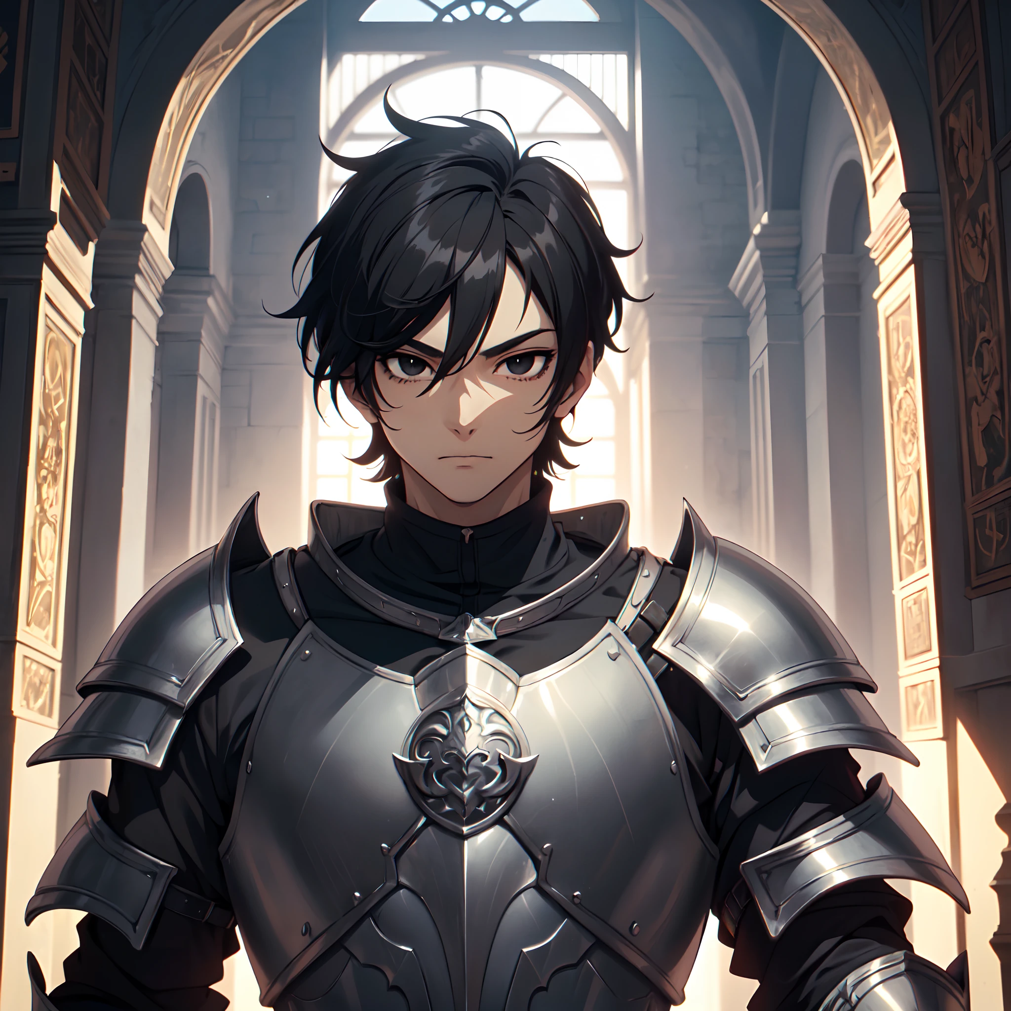 128K Ultra High Definition,
128K Ultra High Quality,
128K Ultra High Resolution,
Best Definition,
Best Quality,
Best Resolution,
Perfectly Detailed,
Perfectly Designed,
Extremely Detailed,
Extremely Designed,
Hyper Detailed,
Hyper Definition,
Hyper Quality,
Hyper Resolution,
Masterpiece,
(((Anime))),
Body Shot,
(((Boy))),
Handsome,
Muscular Body,
(((Black Short Hair))),
(((Black Eyes))),
(((Hyper Detailed & Perfectly Designed Armor Plates))),
(((Hyper Detailed & Perfectly Designed Baron Armor))),
(((Inside Of Medieval Royal Palace Background Scenery))),