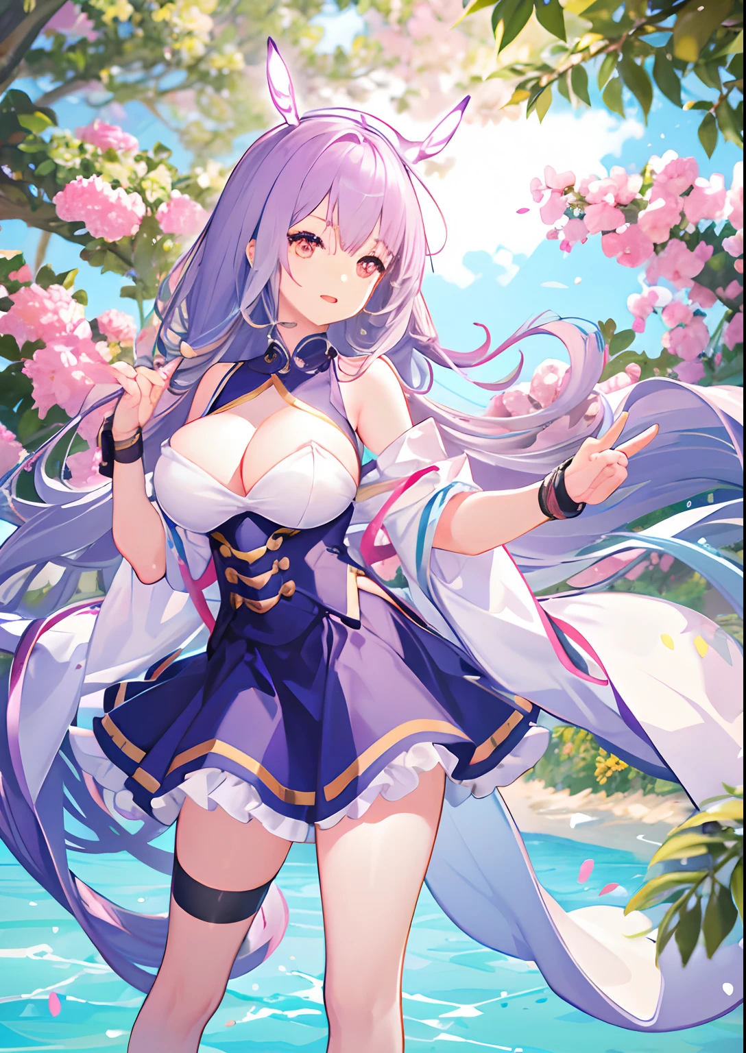 cute little、huge tit、one girls、high-level image quality
