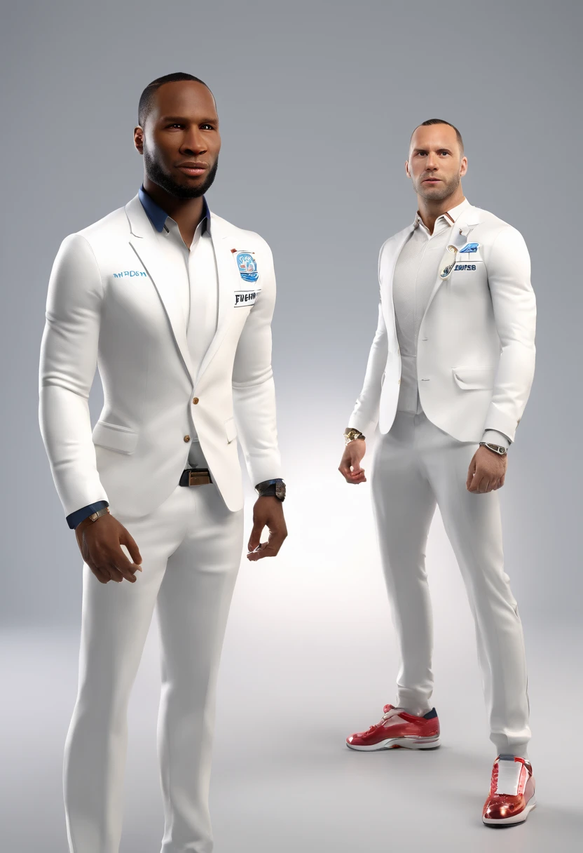Gang leader Didier Drogba and Sneijder in white suits