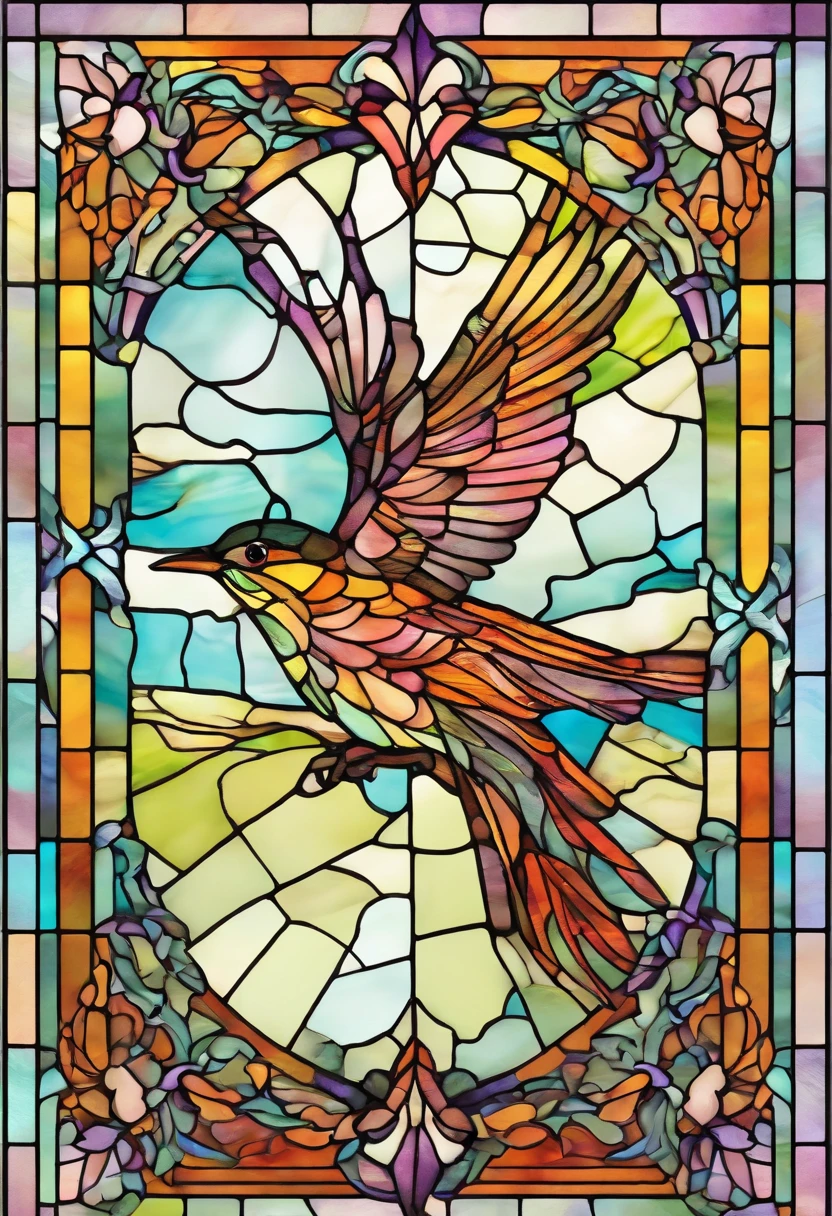 Bird monogram art