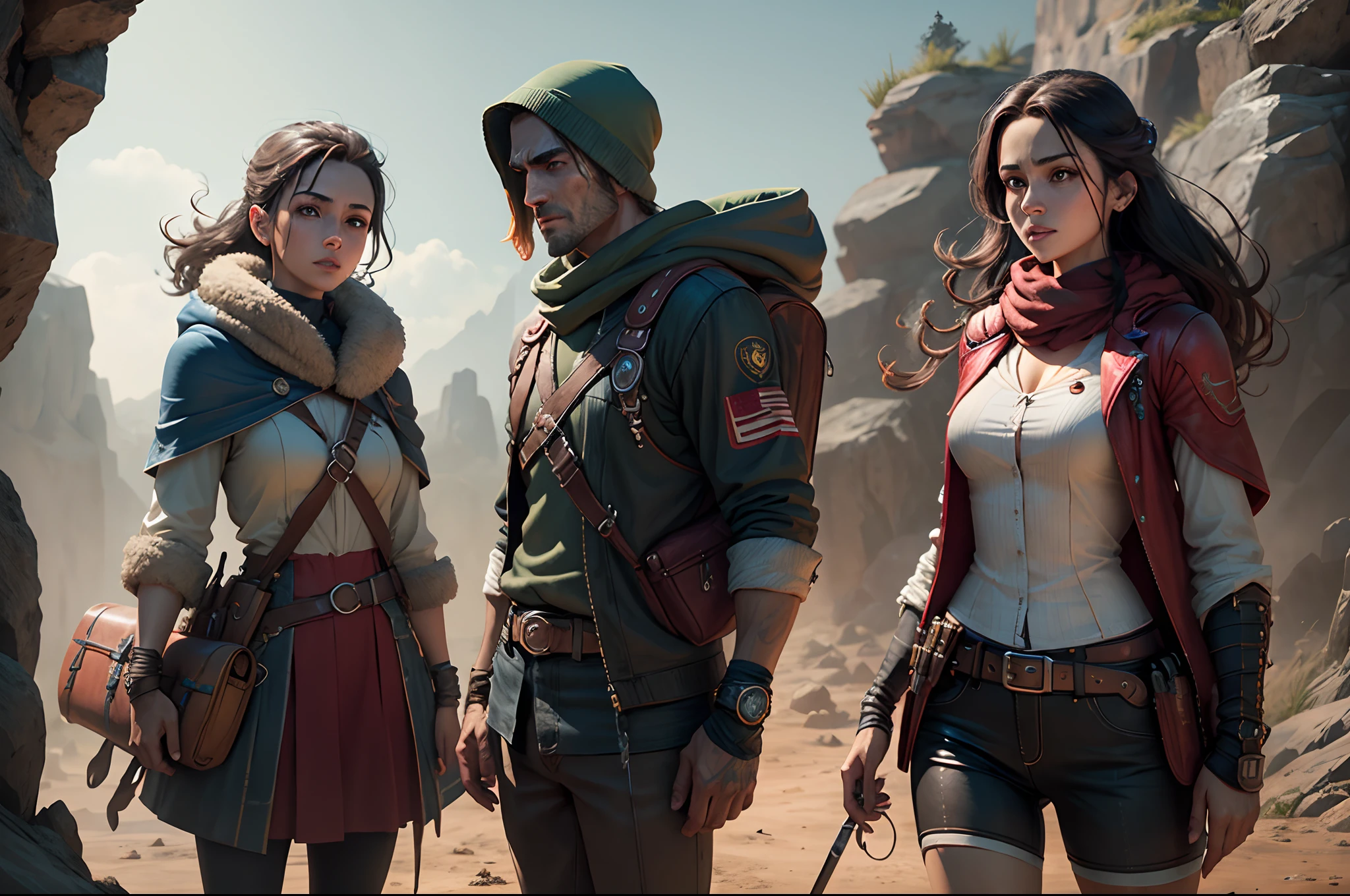 Capa em 4k para um jogo de aventura