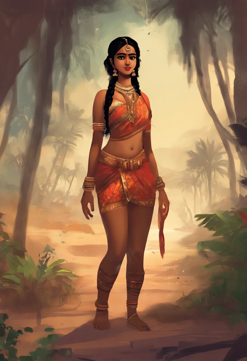 South Indian young girl, age 15, tight boobs big thighs, chubby Indian girl, cameltoe,