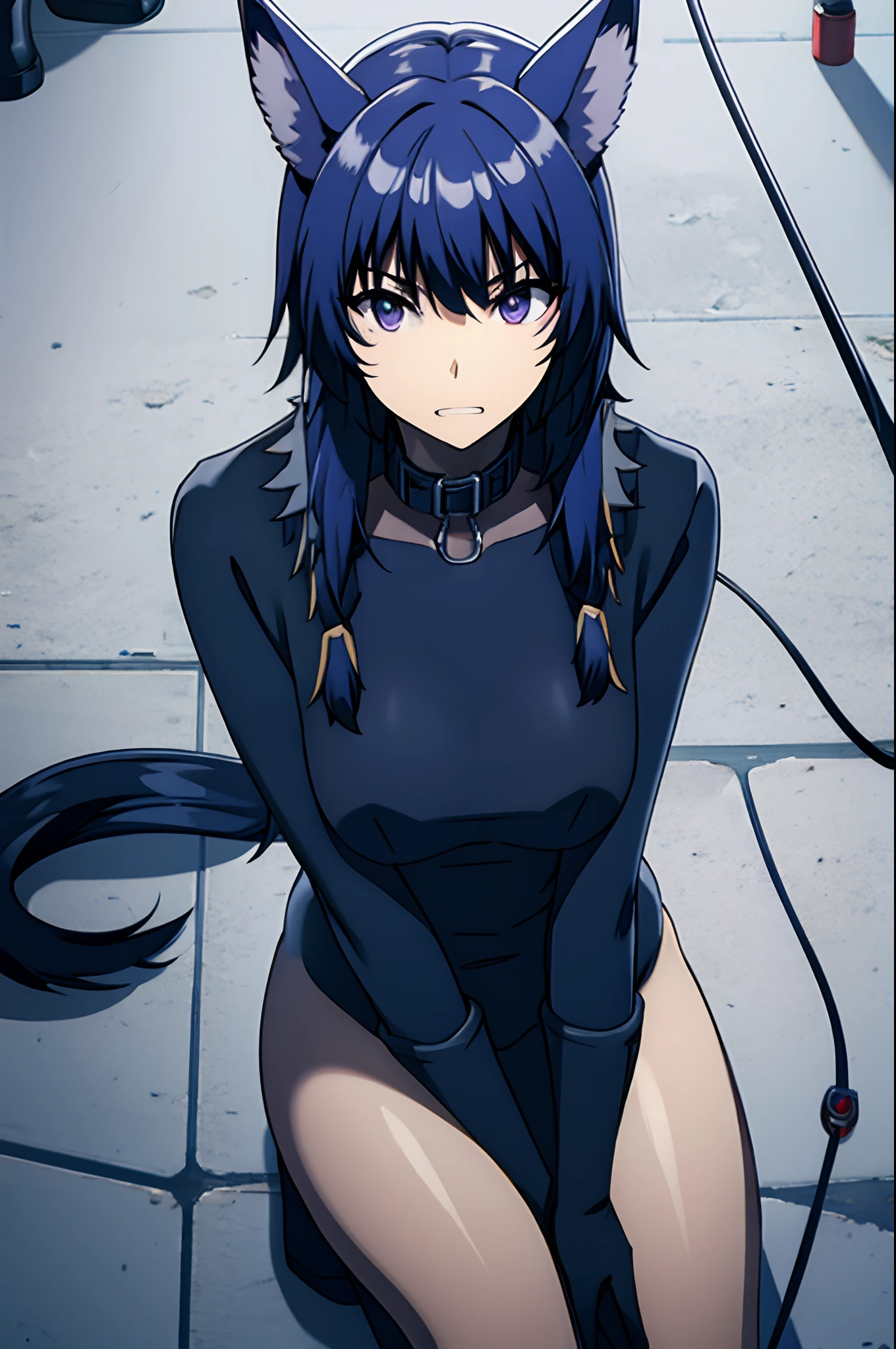 COLLAR,LEASH,naked