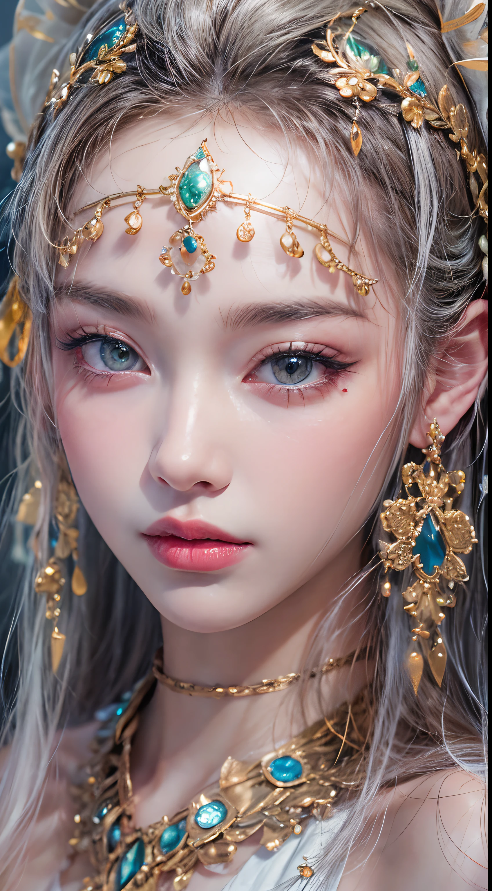 （tmasterpiece，best qualtiy，realisticlying：1.37），（Complex and sophisticated，Highly detailed skin and face），Hmong girls wearing Hmong costumes (by Artist Anna Dittman:1), (((Masterpiece))), (((Best quality))), ((Ultra-detailed)),(Detailed light),((An extremely delicate and beautiful)), Hmong,garments、head gear、耳Nipple Ring，with a pure white background，Cut out the soft lighting of the movie，8k wallpaper，Solidarity，art  stations，High resolution CG,8K, RAW Photos, Highest Quality), Realistic, Intricate Detail, Extremely Detailed Eyes and Eyelashes, Portrait, Close-up, Digital SLR, Ultra Quality, Fujifilm , Hyper Realistic, Masterpiece , extremely detailed,beautiful details, best quality, official art, most detailed ultra 8k CG unity wallpaper (masterpiece: 1.3), (8k, optical, RAW photo, best quality : 1.4), Sharp focus: 1.2, ( (Large) chest :1.4) )), Highly detailed face and skin texture, high resolution Extremely high resolution, hyper-realistic, detailed tall, (8k), (best quality), nice detailed nose, full body,