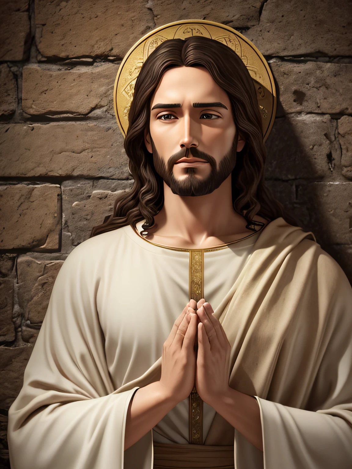 Obra-prima, Best Quality Jesus with the Twelve Apostles Realistic Style