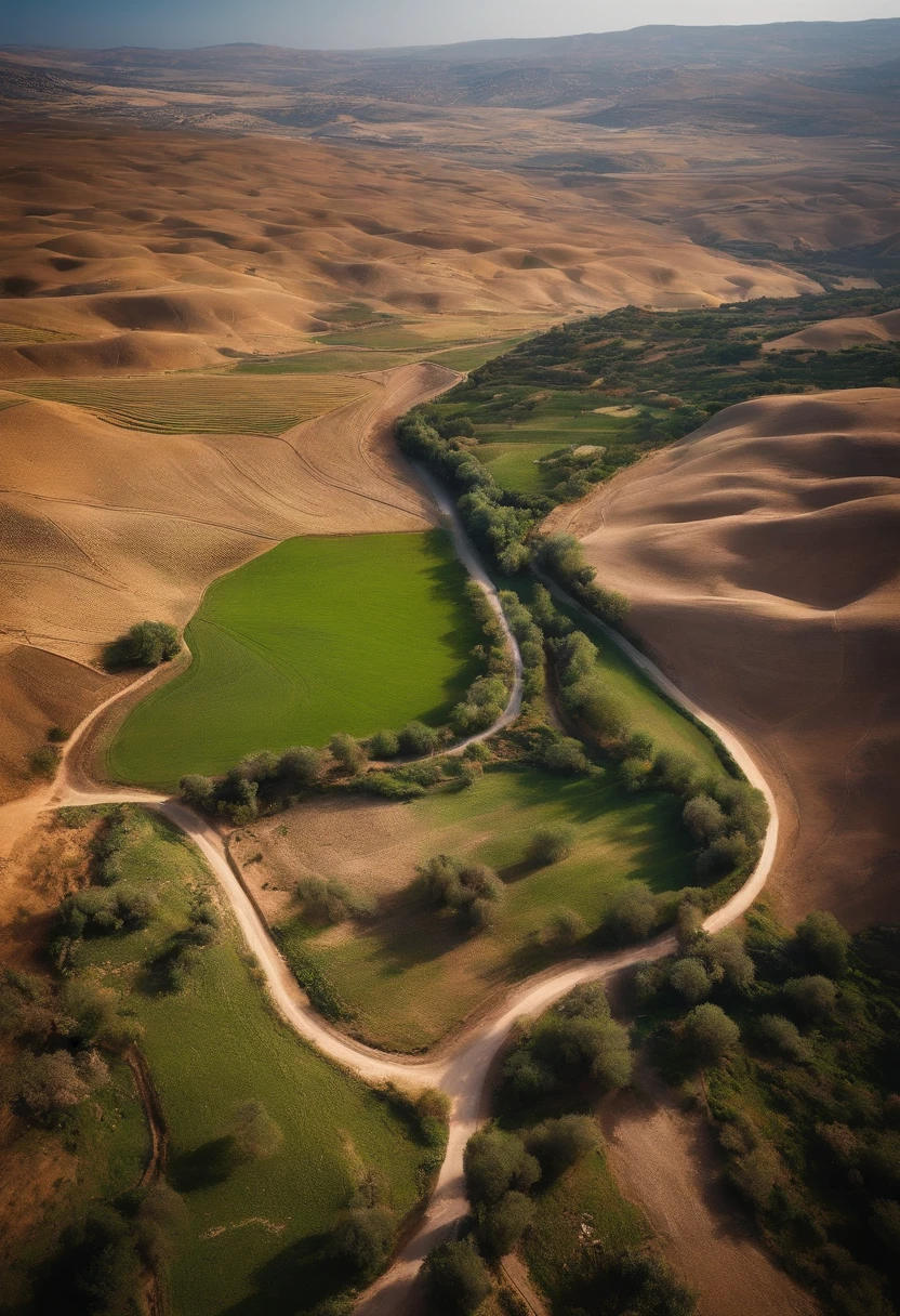 Opening Shot: Breathtaking Aerial View of the Landscape of Israel
Aerial view of Israel showcasing its diverse landscape, capturing the beauty of the land.