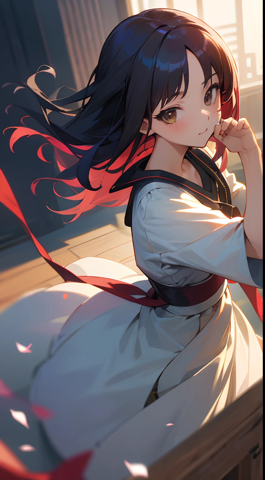 （hight resolution、hiquality、masutepiece、​masterpiece、hightquality）、独奏、girl with、randome pose、Random hair、randam angle、