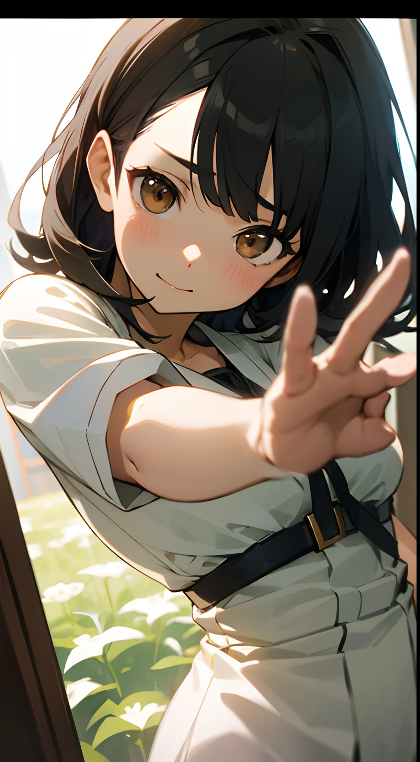 (hight resolution、hiquality、masutepiece、masterpiece、hightquality)、独奏、girl with、randome pose、Random hair、randam angle、