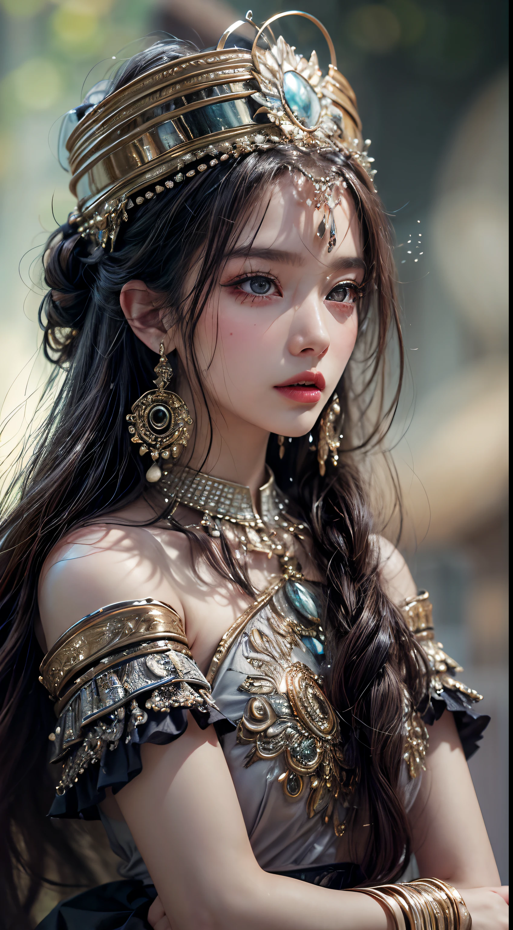 (tmasterpiece,best qualtiy,realisticlying:1.37),(Complex and sophisticated,Highly detailed skin and face),Hmong girls wearing Hmong costumes (by Artist Anna Dittman:1), (((Masterpiece))), (((Best quality))), ((Ultra-detailed)),(Detailed light),((An extremely delicate and beautiful)), Hmong,garments、head gear、耳Nipple Ring,with a pure white background,Cut out the soft lighting of the movie,8k wallpaper,Solidarity,art stations,High resolution CG,8K, RAW Photos, Highest Quality), Realistic, Intricate Detail, Extremely Detailed Eyes and Eyelashes, Portrait, Close-up, Digital SLR, Ultra Quality, Fujifilm , Hyper Realistic, Masterpiece , extremely detailed,beautiful details, best quality, official art, most detailed ultra 8k CG unity wallpaper (masterpiece: 1.3), (8k, optical, RAW photo, best quality : 1.4), Sharp focus: 1.2, ( (Large) chest :1.4) )), Highly detailed face and skin texture, high resolution Extremely high resolution, hyper-realistic, detailed tall, (8k), (best quality), nice detailed nose, full body,