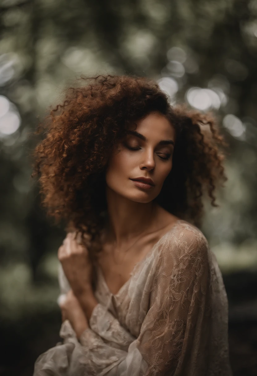 mulher pose de apelo , fotografia realista
