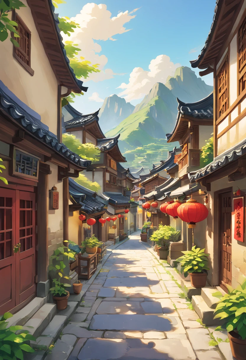 (((Comic storyboard))),comic strip,Two-dimensional picture,Manhwa Style,Makoto Shinkai animation style,Makoto Shinkai animation film art style,Ultra-wide angle of view,China-style,a town with beautiful scenery,Faraway view,Vivid and bright colors,super-fine,ultra - detailed,high qulity,8K ,oc rendered,dynamic viewing angle,Hyper Real,Ultra photo realsisim