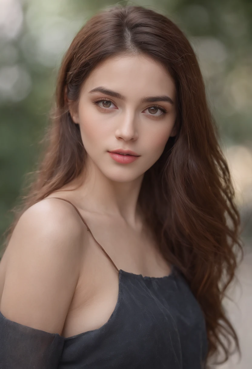 best quality, detalhes intrincados, chromatic aberration, 1girl, cabelos longos, cabelos pretos, messy hair, Destaques vermelhos, cabelo sobre um olho, olhos vermelhos, sharp eyes, Gargantilha,, , Armbinder, arms behind back, bound arms,