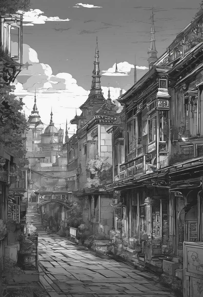 (((Comic storyboard))),comic strip,Two-dimensional picture,Manhwa Style,Makoto Shinkai animation style,Makoto Shinkai animation film art style,Ultra-wide angle of view,China-style,a town with beautiful scenery,Faraway view,Vivid and bright colors,super-fine,ultra - detailed,high qulity,8K ,oc rendered,dynamic viewing angle,Hyper Real,Ultra photo realsisim