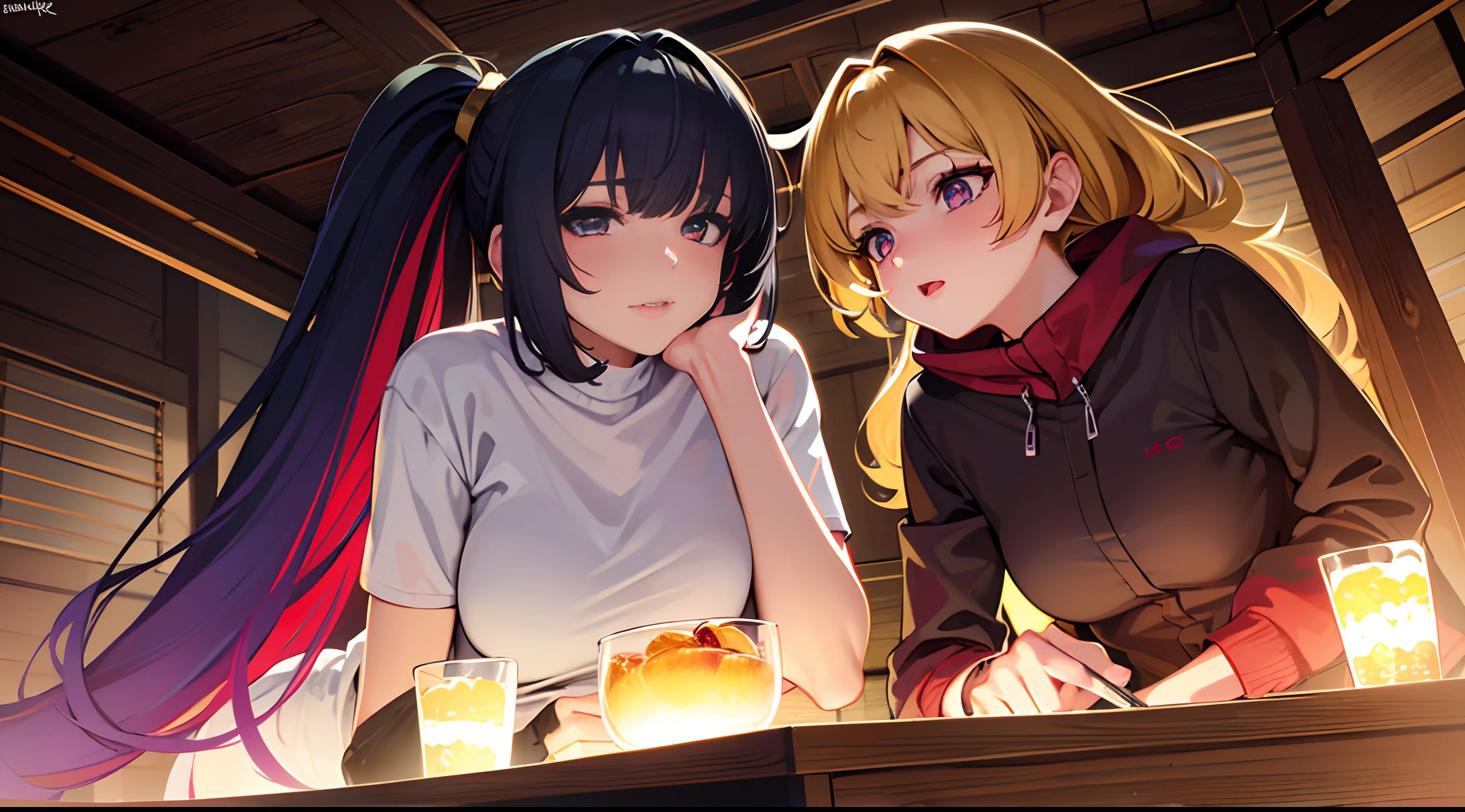 masterpiece, lots of detail, 4k, 8k, ((ultra-detailed)), highres, soft lighting, 2girls, autumn, kissing, outerwear, {green eyes|red eyes|blue eyes|gold eyes}, {very long hair|short hair|curly hair}, {red hair|black hair|blonde hair|multicolored hair|green hair|purple hair}, {twintails|ponytail|loose hair|bob cut|hime cut|tomboy}, {low angle|medium angle|high angle}