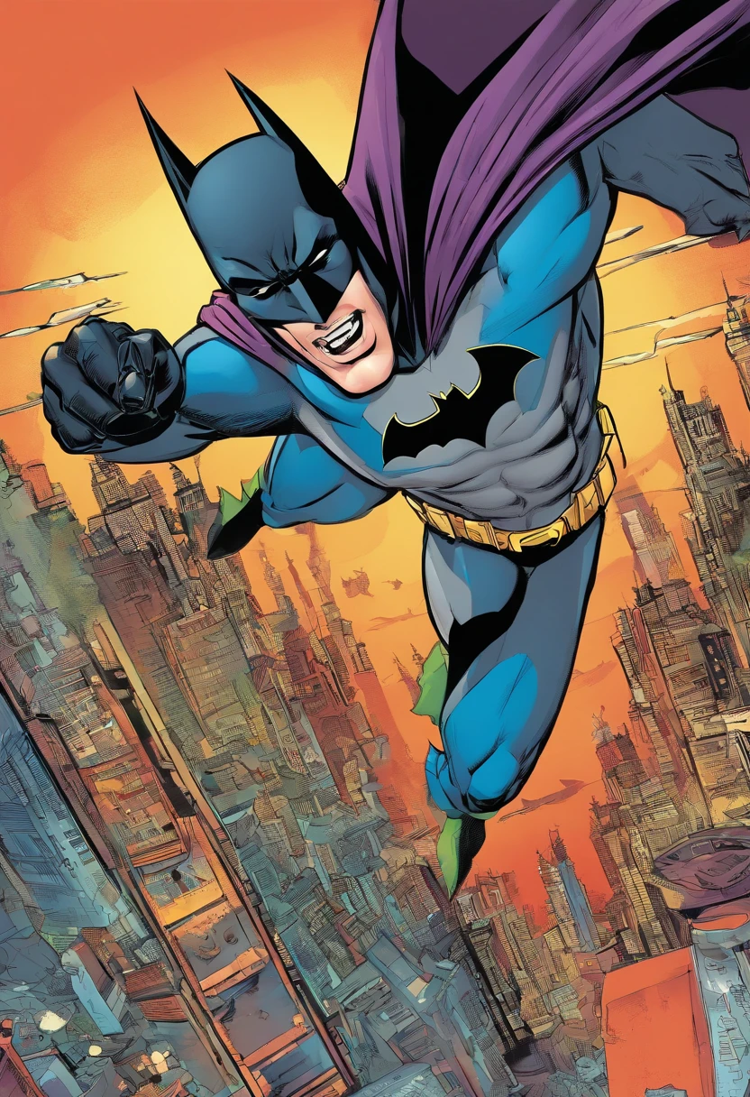 batman, detailed, CBZBB style, Trend in Arstation, digital art, tag