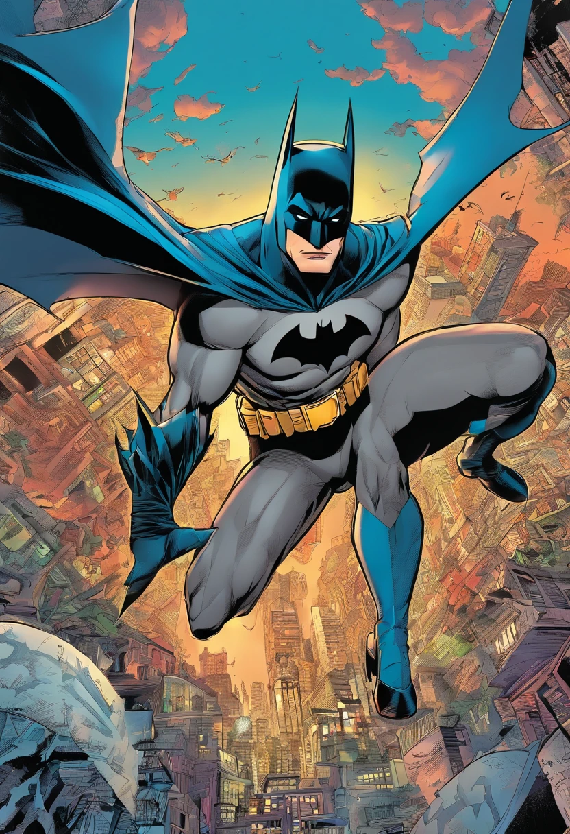 batman, detailed, CBZBB style, Trend in Arstation, digital art, tag