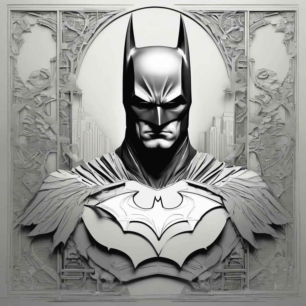 Batman debout , Portrait de Batman, Style de peinture de James Gurney, Portrait de Batman, Ordonnance, Par Craig Mullins, Lighting spotted by Craig Mullins, par Brian Thomas, par James Ryman, inspired by Jim Lee, par James Gurney, par Dave Dorman, Portrait Batman Ancienne Bible, par Chris Moore, par Robert Peak