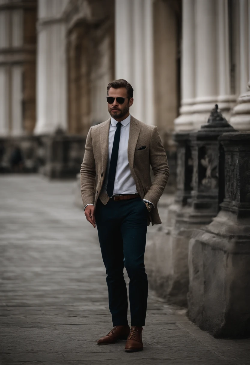 homme, tenue classe, tenue maritine