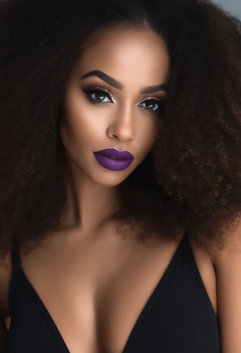 Dark black woman with matching tank top and panties, fille sexy aux yeux bleus, Portrait Sophie Mudd, Portrait de Corinna Kopf, cheveux noirs et grands yeux, Selfie d'une jeune femme, Les yeux dans le club Violet Myers, ohne Maquillage, maquillage naturel, Look directly into the camera, Visage avec Artgram, dezentes Maquillage, Superbe photo du corps entier, dans la chambre, Fission
