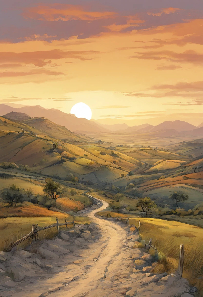 （（（Comic storyboard））），comic strip，Two-dimensional picture，Manhwa Style，Makoto Shinkai animation style，Makoto Shinkai animation film art style，Ultra-wide angle of view，China-style，Ancient road west wind thin horse，Faraway view，Vivid and bright colors，super-fine，ultra - detailed，high qulity，8K ，oc rendered，dynamic viewing angle，Hyper-realistic，Hyper Real，Ultra photo realsisim