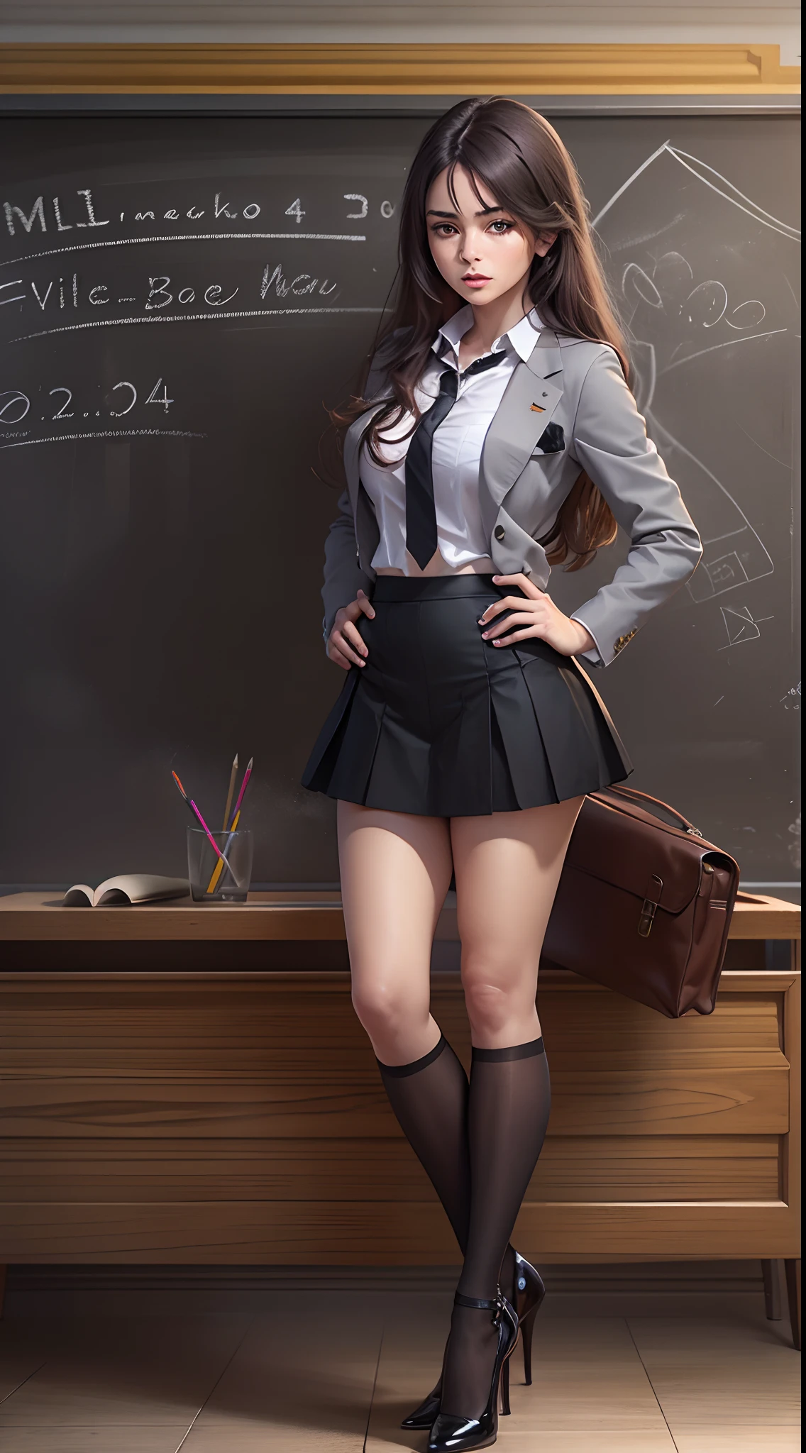 Pussy flashing school girl