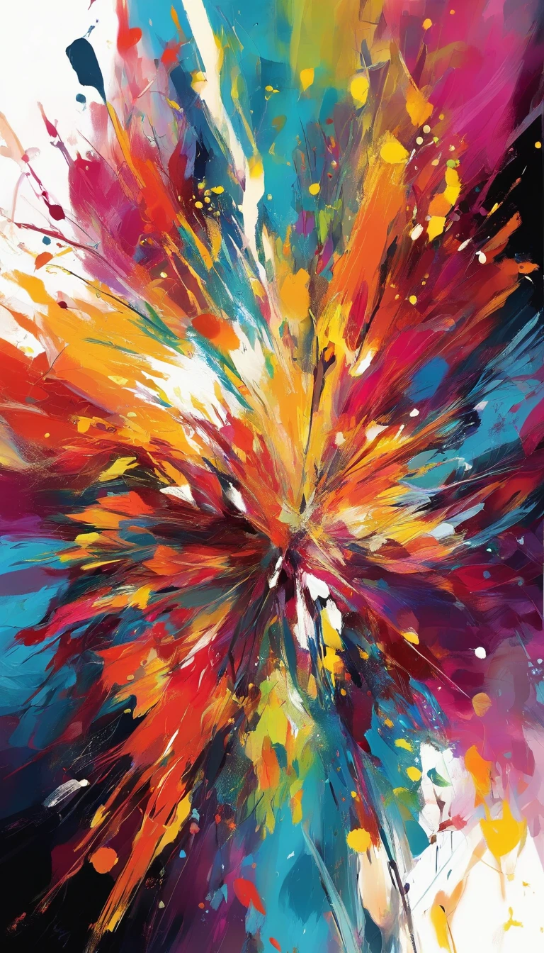 raiva, sentimento raiva, representado por tons de vermelhos, pintura, arte abstrata, Brushstroke technique, zero personagens ou forma humana e zero anime; arte abstrata