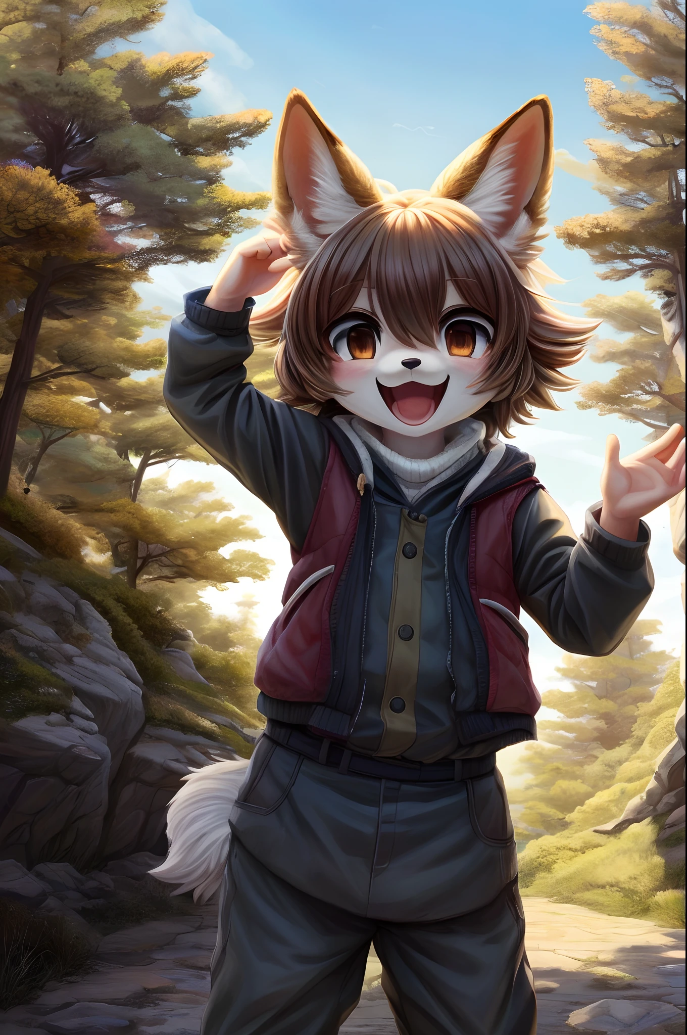 super high resolution, detailed background, World Heritage Site, 6+boys, 6+girls, Happy, joyful, absurdres(Photos of solo travelers)(kemono, furry anthro),
