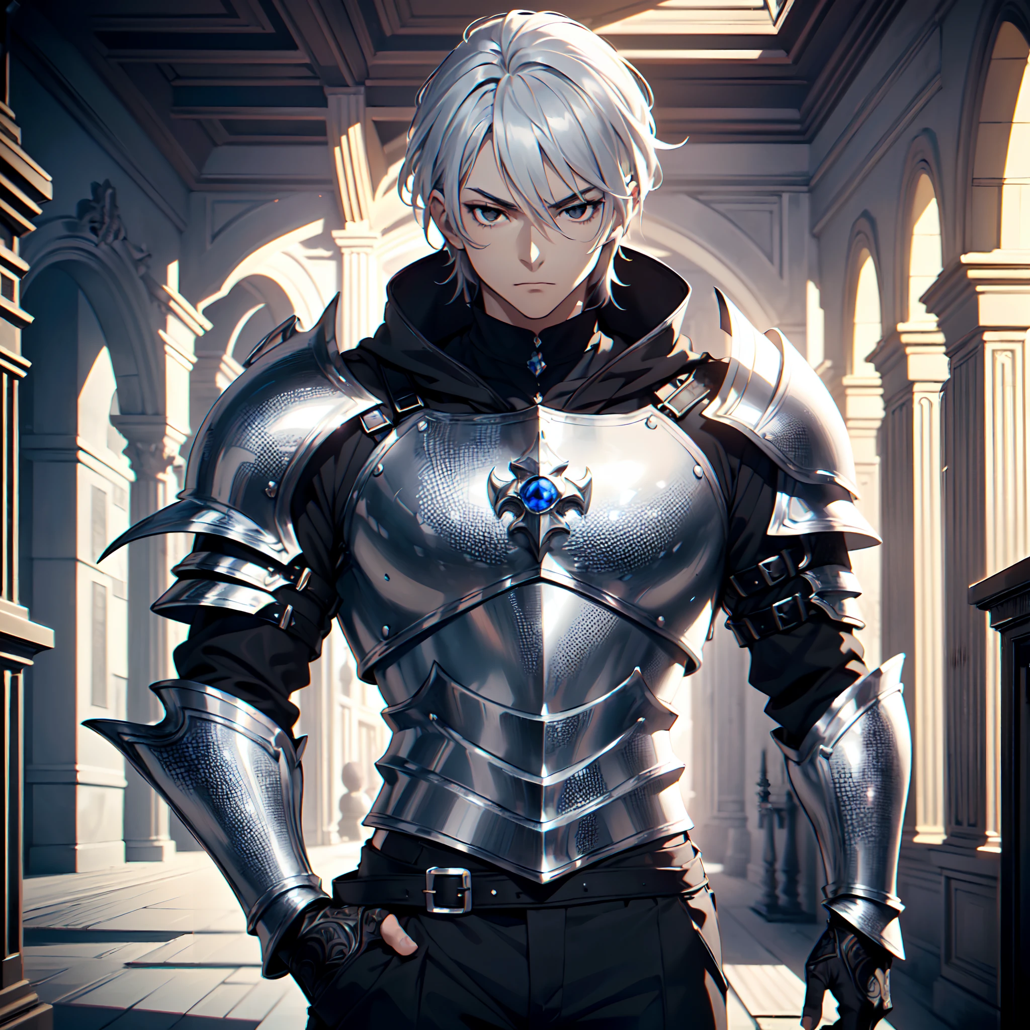 128K Ultra High Definition,
128K Ultra High Quality,
128K Ultra High Resolution,
Best Definition,
Best Quality,
Best Resolution,
Perfectly Detailed,
Perfectly Designed,
Extremely Detailed,
Extremely Designed,
Hyper Detailed,
Hyper Definition,
Hyper Quality,
Hyper Resolution,
Masterpiece,
(((Anime))),
Body Shot,
(((Boy))),
Handsome,
Muscular Body,
(((Black Short Hair))),
(((Black Eyes))),
(((Hyper Detailed & Perfectly Designed Silver Armor Plates))),
(((Hyper Detailed & Perfectly Designed Baron Armor))),
(((Inside Of Medieval Royal Palace Background Scenery))),