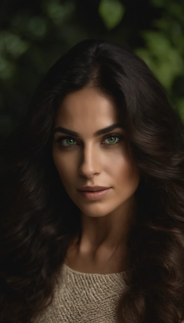 Nome: Lucy
Idade: 25 years
Appearance:
Cabelo preto, long and smooth
Green eyes
Fair skin
Average height
Slim body
