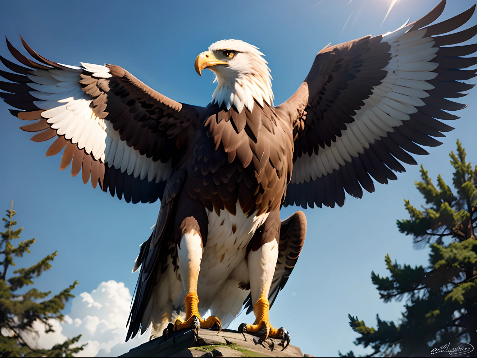 majestic eagle