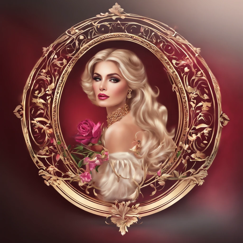 Logo for a line of women's cosmetics