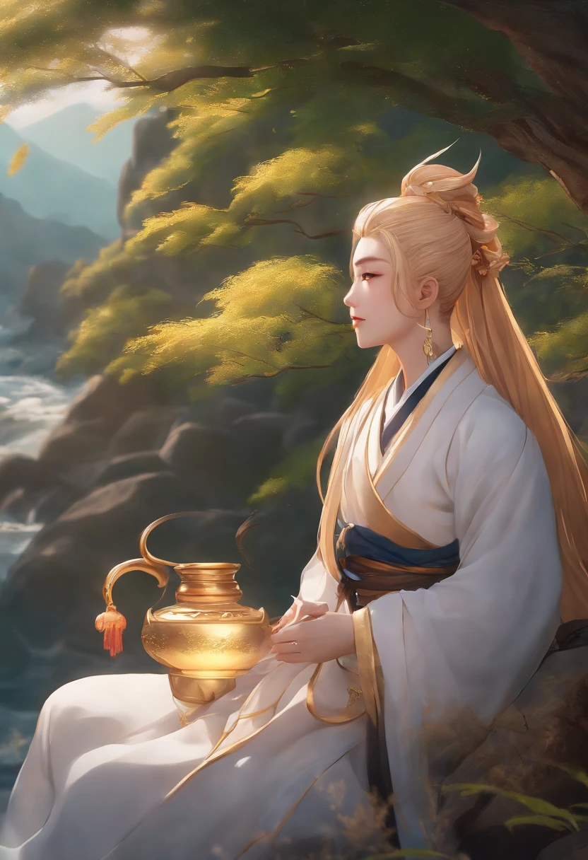 "Genshin Majin,Aesthetic style,Exquisite and realistic picture,Mysterious storyline,dreamlike scenes,Stunning character performances,Engaging plot,A magnificent view of the world。"