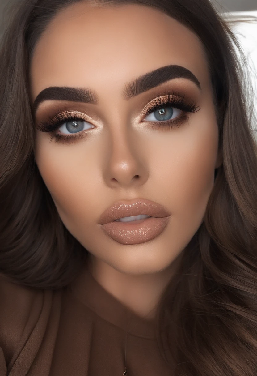 Arafed mujer con ropa negra, Chica sexy con ojos marrones, Retrato Sophie Mudd, brown hair and large eyes, selfie de una mujer joven, Ojos del dormitorio, Violeta Myers, sin maquillaje, Maquillaje natural, staring directly into camera, cara con artgram, maquillaje sutil, Impresionante foto de cuerpo completo, En el dormitorio, escote pechos llenos