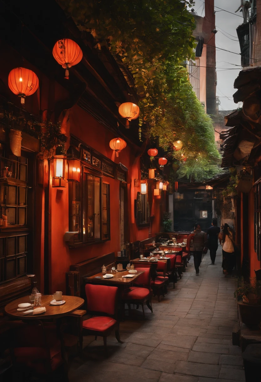 城市,the street,One guy,restaurant
