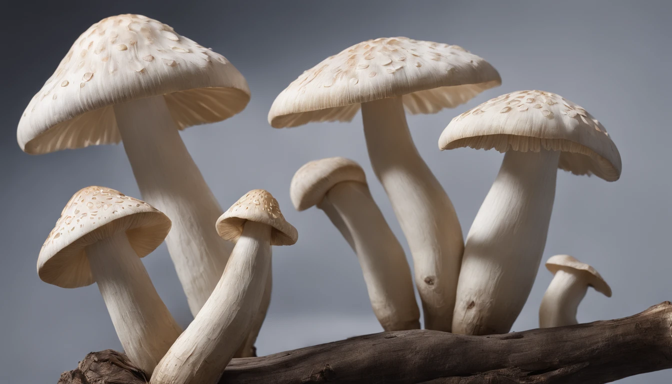 8K, Raw photo, Best Quality, masutepiece,Realistic, Photorealsitic,Clear focus, ,Professional Lighting,Front lighting,BRAEK,,Matsutake mushrooms