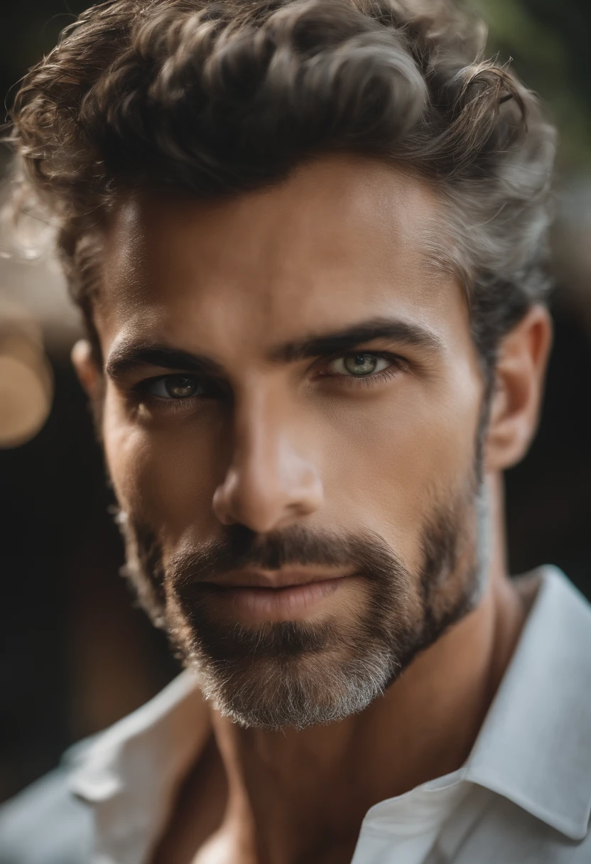 homem branco, 30 anos, cabelos louros(amarelados) curto, olhos verdes, dentes perfeitos, sanrdas pelo nariz, advogado
