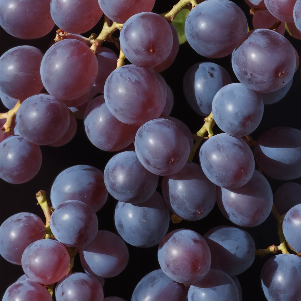 8K, Raw photo, Best Quality, masutepiece,Realistic, Photorealsitic,Clear focus, ,Professional Lighting,Front lighting,BRAEK,White background,grapes