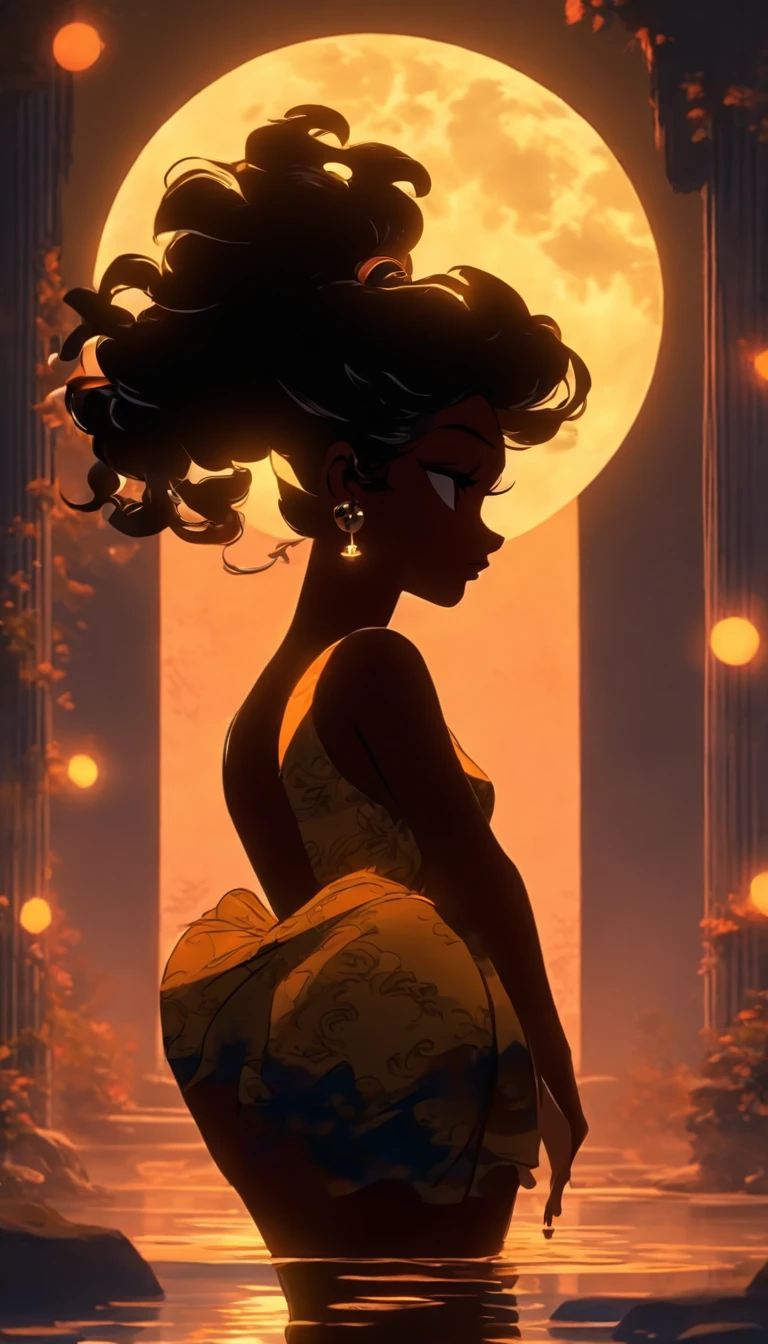 (Silhouette art,best quality,top quality,masterpiece,4k,)(fashion models),necklace,choker,collar,
(((arte em papel cortado,A world where only black exists:1.2),
(style of 90s retro image,classical,fairy),1lady,Solo,slim body,perfect female shape,epic quality,elegant and beautiful,(kneeling up,)
(profile:1.2),ray tracing,movie level lighting,Cinematic storyboard,high heels,Moonlight,The moon behind,beautiful thighs,thin thighs,Delicate legs,beautiful legs,sexy legs,long legs)),Slender,
sunder
(Dark moon),Tarot card vibe,caucasian,((chinese dress))
