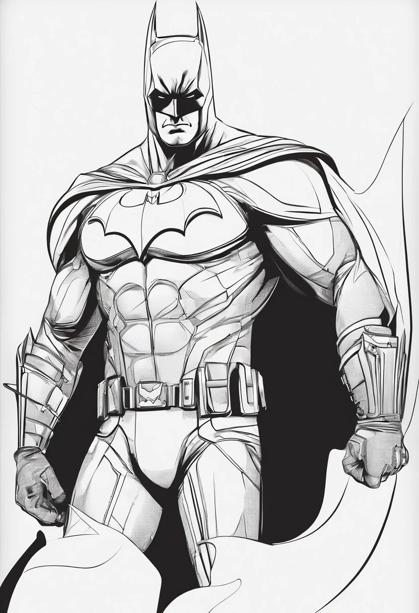 batman, detailed, CBZBB style, Trend in Arstation, digital art, tag