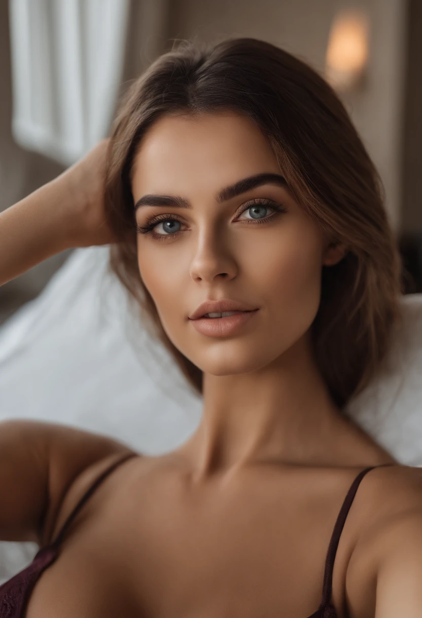 notbook, trabalhando, digitando no notbook, trabalho, home office
mulher arafed totalmente , com olhos castanhos, ultra realistic, meticulosamente detalhado, Retrato Sophie Mudd, cabelos castanhos e olhos grandes, selfie de uma jovem mulher, Olhos de Dubai, Violeta Myers, sem maquiagem, maquiagem natural, Looking directly at the camera, Rosto com ArtGram, maquiagem sutil, impressionante tiro de corpo inteiro ajoelhado na cama, no quarto, medium to large bust, piscina, calor, sexy