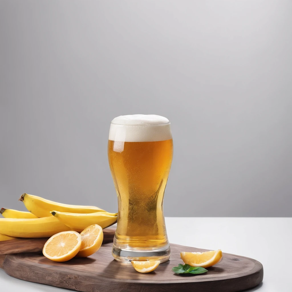 8K, Raw photo, Best Quality, masutepiece,Realistic, Photorealsitic,Clear focus, ,Professional Lighting,Front lighting,BRAEK,White background,beer