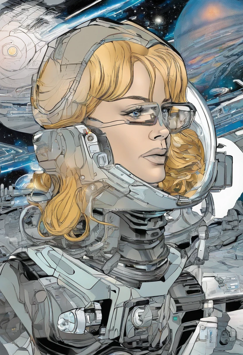 Jeri Ryan, Star Trek, Borg, ultra detailed, ultra realistic