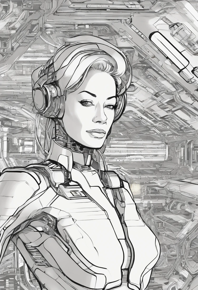 Jeri Ryan, Star Trek, Borg, ultra detailed, ultra realistic