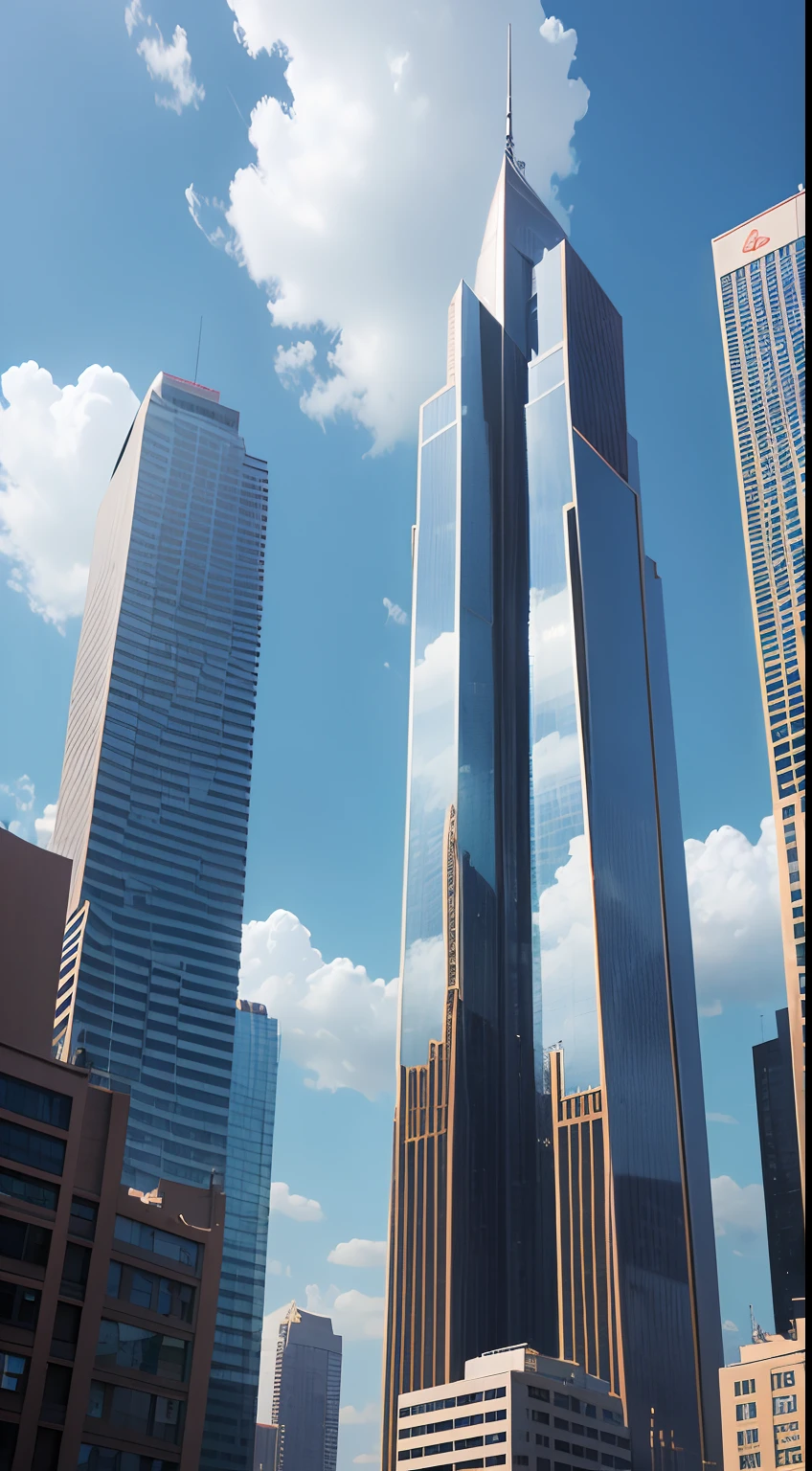 A 1,000-meter-high, 333-story skyscraper in the city center
