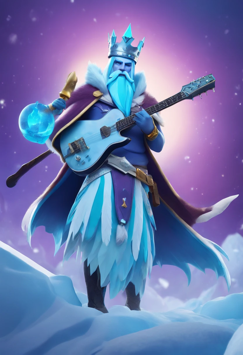 ice king from adventure time as a fortnite skin