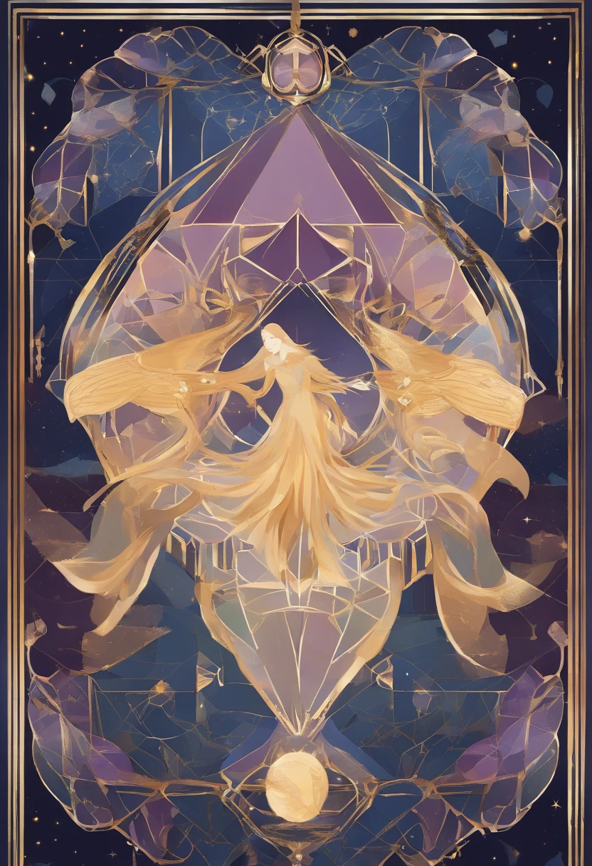 Design a poster featuring a central portrait of yourself in the style of Edvard Munch, blending Art Nouveau elements. The background should depict a serene and harmonious night scene, with a starry sky and a moon casting gentle light. Surround the portrait with intricate, golden Art Nouveau ornaments, inspired by the decorative patterns and motifs of the period. Incorporate subtle magical elements, such as ethereal wisps of light or fantastical creatures, to evoke the enchanting spirit of Art Nouveau. Use a color palette dominated by deep blues and purples for the night sky and rich gold for the ornaments. Ensure that the composition exudes a sense of elegance, mystery, and magic