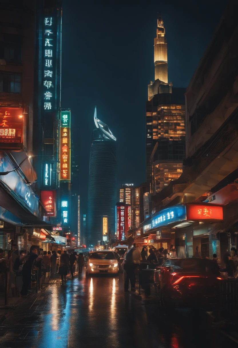 The scene of the realistic cityscape is、It is full of towering skyscrapers, Busy streets with heavy traffic, And the glow of neon lights that illuminate the night. Automobile noise, Honk your horn, Eta、The hustle and bustle of activity is、Creates a vibrant and vibrant atmosphere in the city. a person々is in a hurry with its own purpose, From work to leisure, Balance productivity and entertainment. Not only that, however、The city also boasts cultural diversity reflected in the variety of restaurants, Shops, and social events. All these factors combine to、Paint a realistic picture of life in a modern and dynamic metropolis.