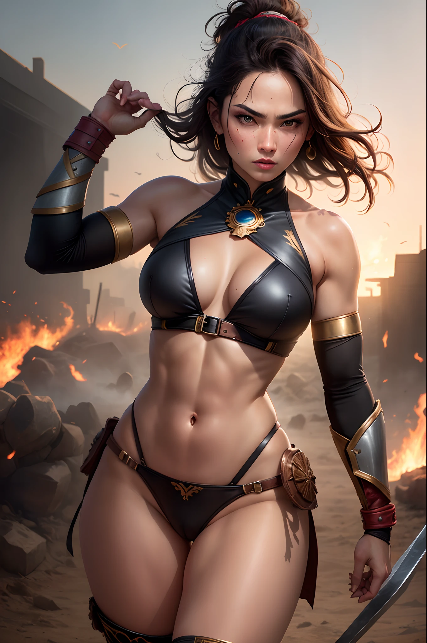 The warrior, hot