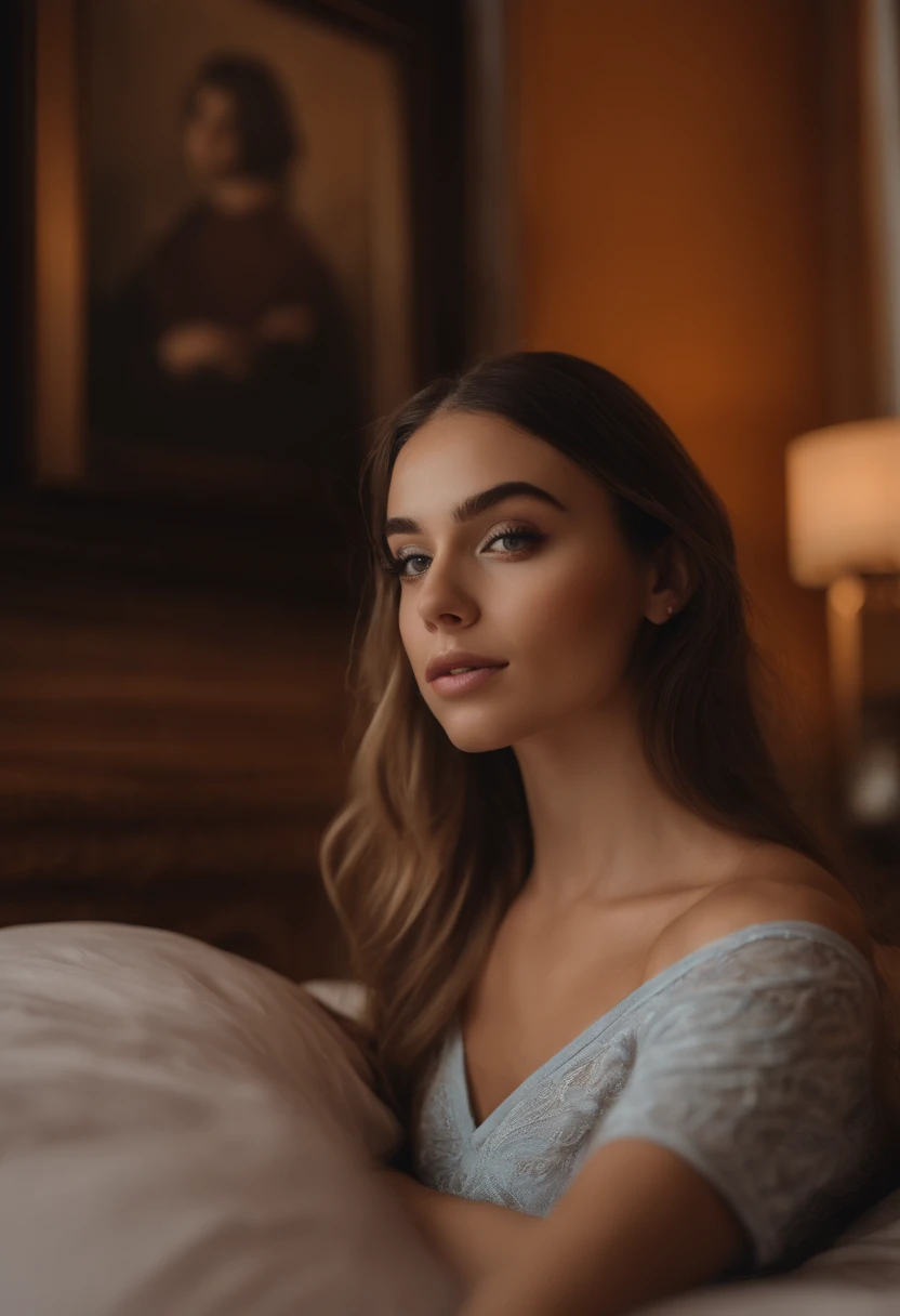 Mujer con camiseta sin mangas y bragas a juego, Chica sexy con ojos azules, Retrato Sophie Mudd, Retrato de Corinna Kopf, cabello rubio y ojos grandes, Selfie de una mujer joven, Ojos en el dormitorio, Violeta Myers, ohne Maquillaje, Maquillaje natural, staring directly into camera, Cara con Artgram, dezentes Maquillaje, Impresionante foto de cuerpo completo, en el dormitorio, Fission posing near the Eiffel Tower
